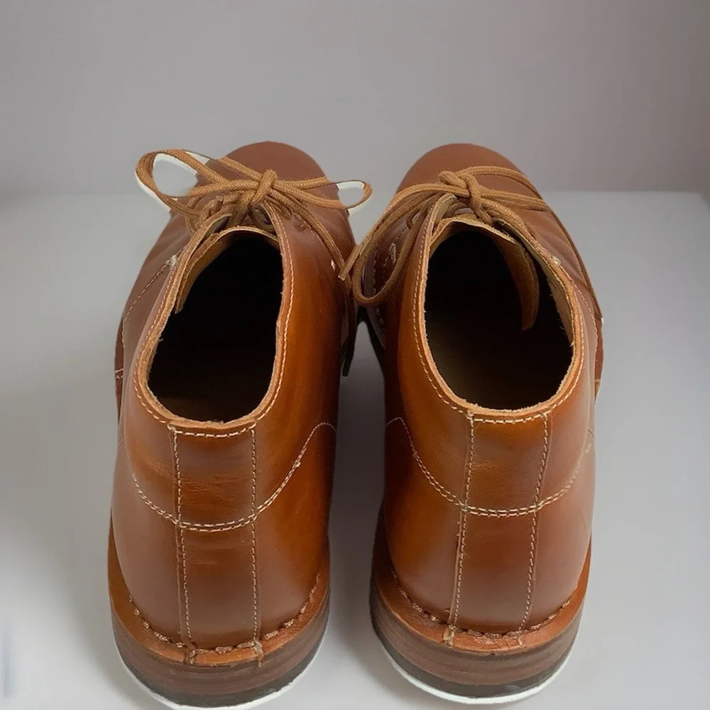 Cole Haan Glenn Leather Chukka Ankle‎ Boot Mens Sz 10 1/2 M Buckskin Brown